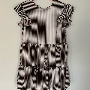 Flowy Navy Striped Dress